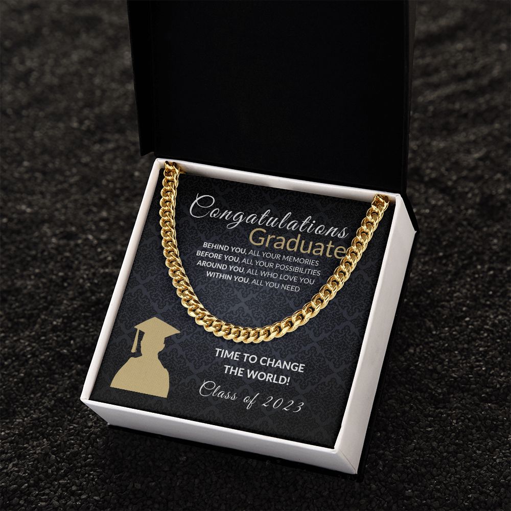 Change the world Graduate - Blk