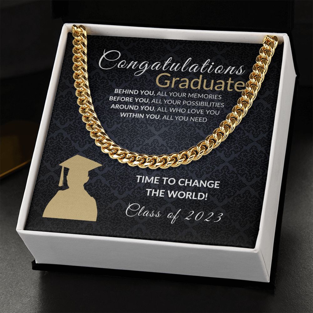 Change the world Graduate - Blk