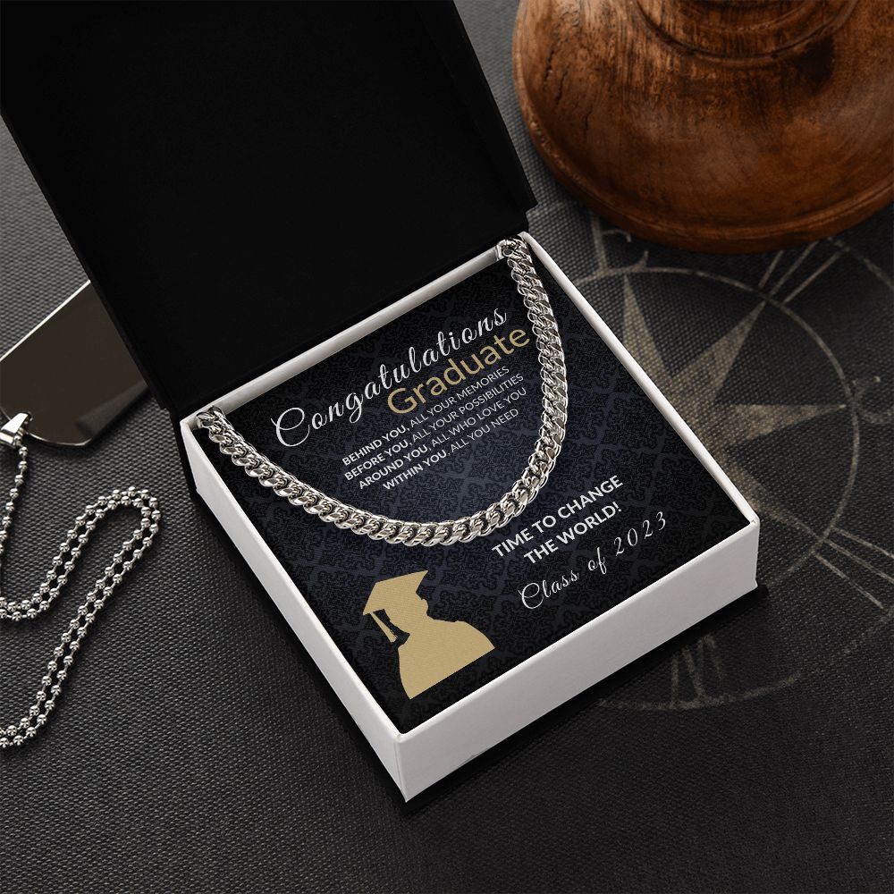 Change the world Graduate - Blk