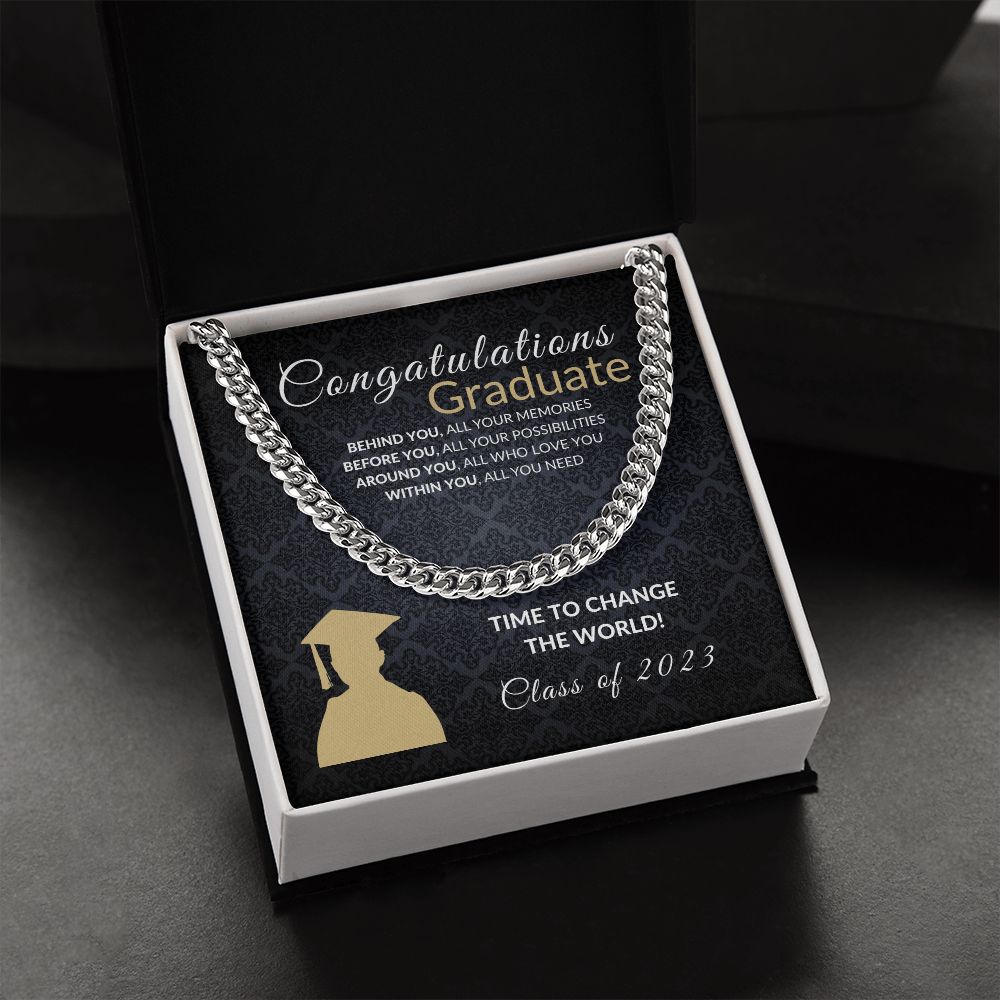 Change the world Graduate - Blk