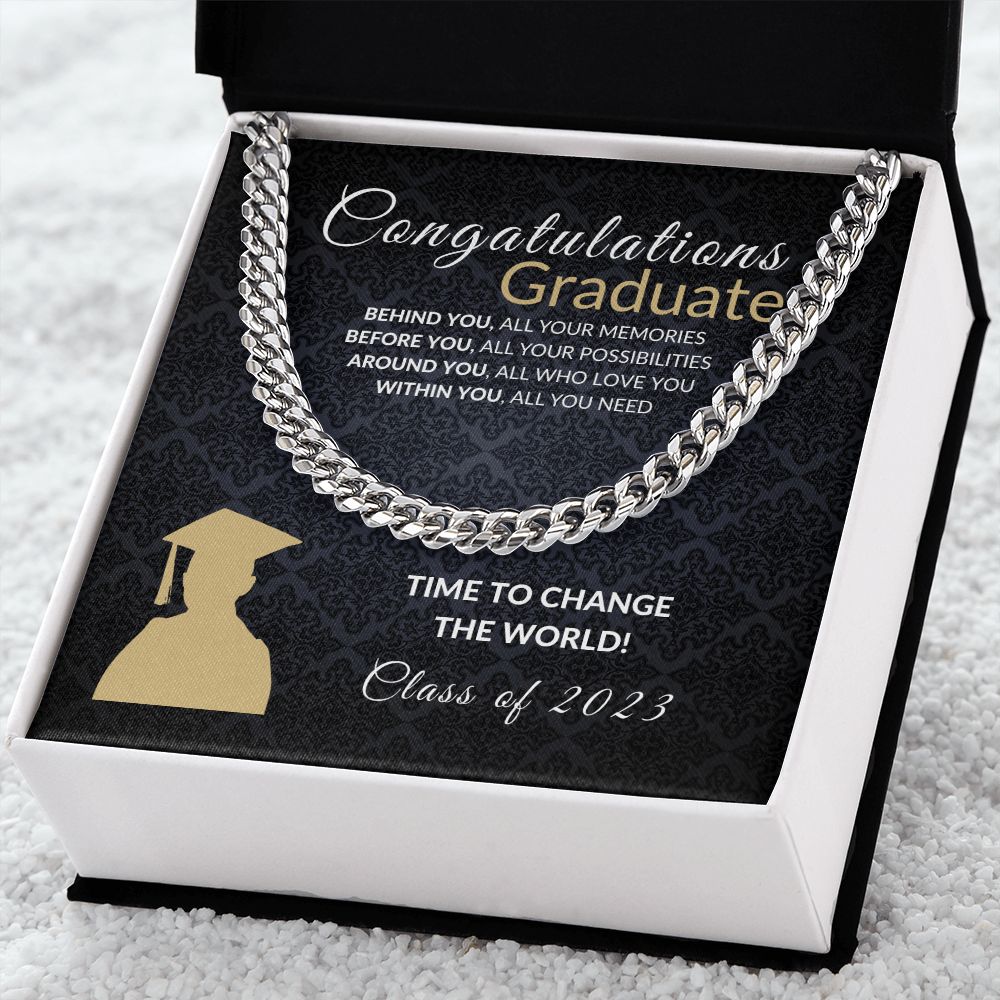 Change the world Graduate - Blk