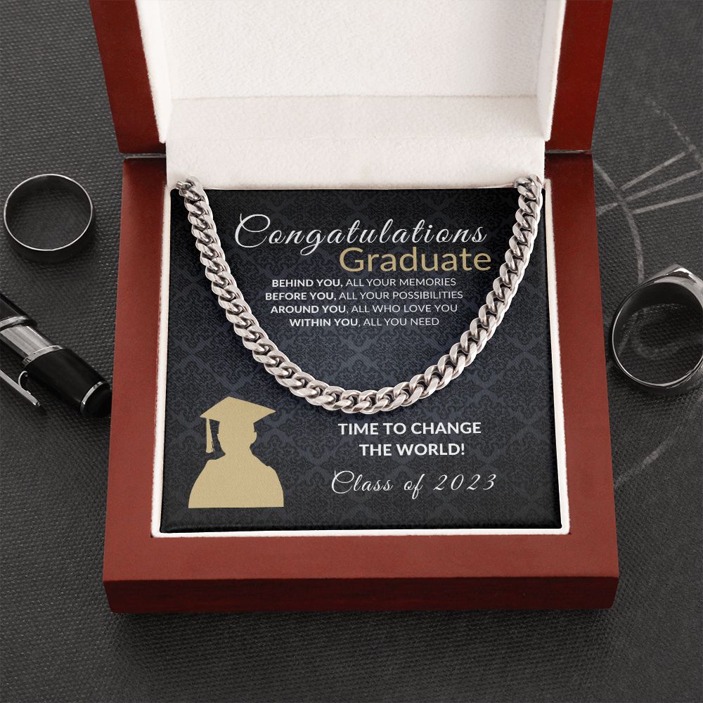 Change the world Graduate - Blk