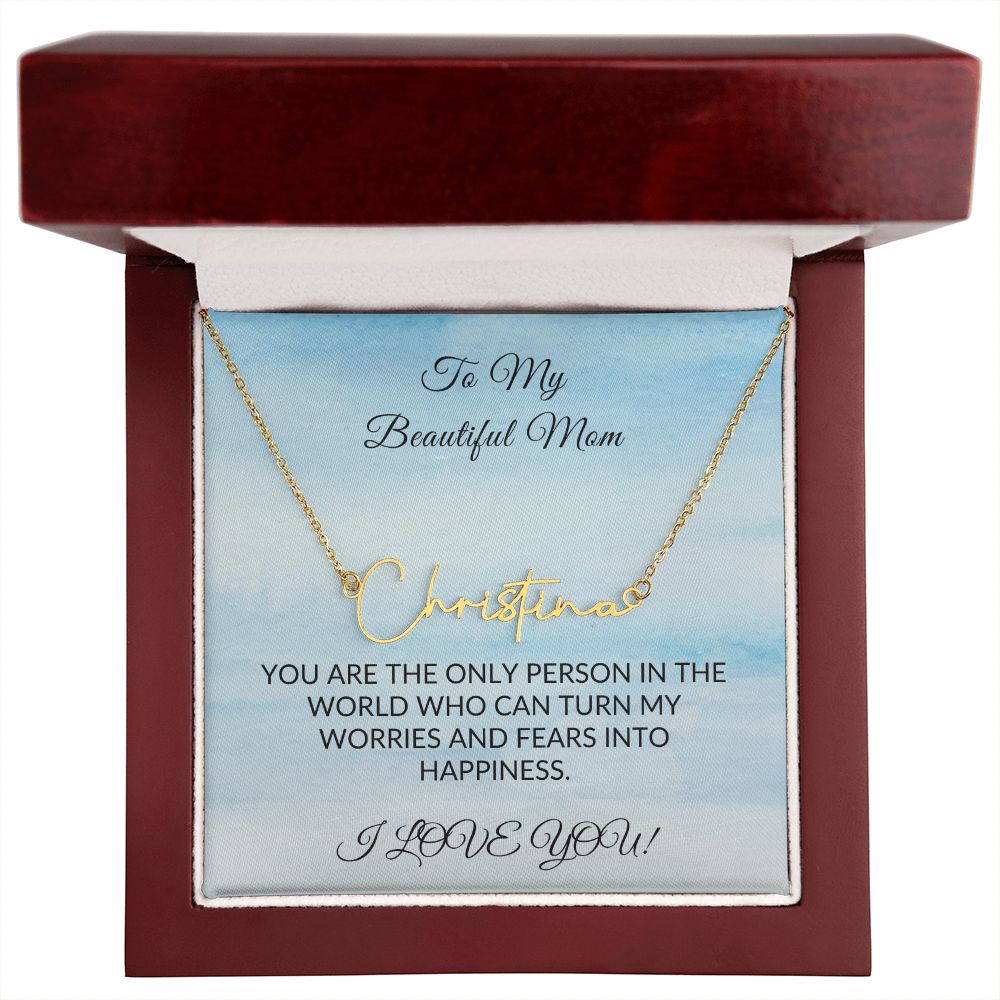 Customize Mom Name - To My Beautiful Mom