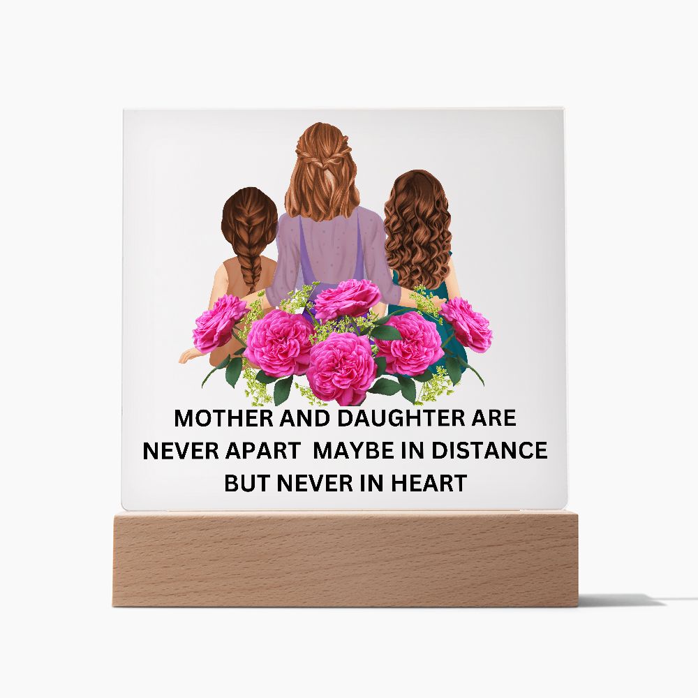 Mother and Daughter Acrylic Plaque
