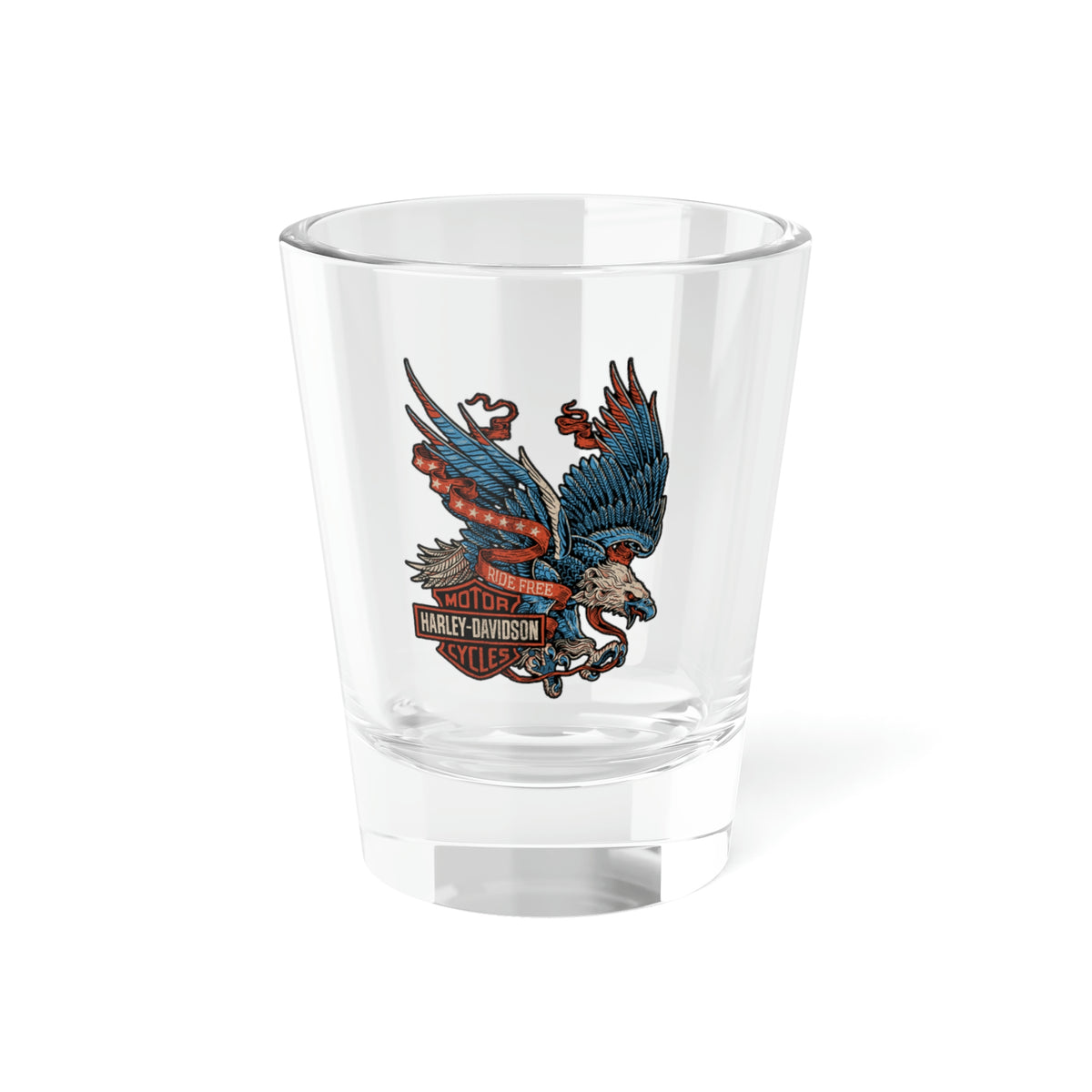 Harley Davidson Eagle Shot Glass, 1.5oz