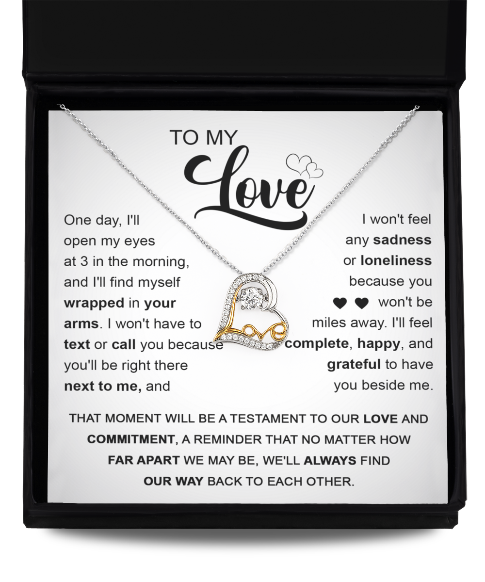 GB_Dancing Heart Necklace to my Love