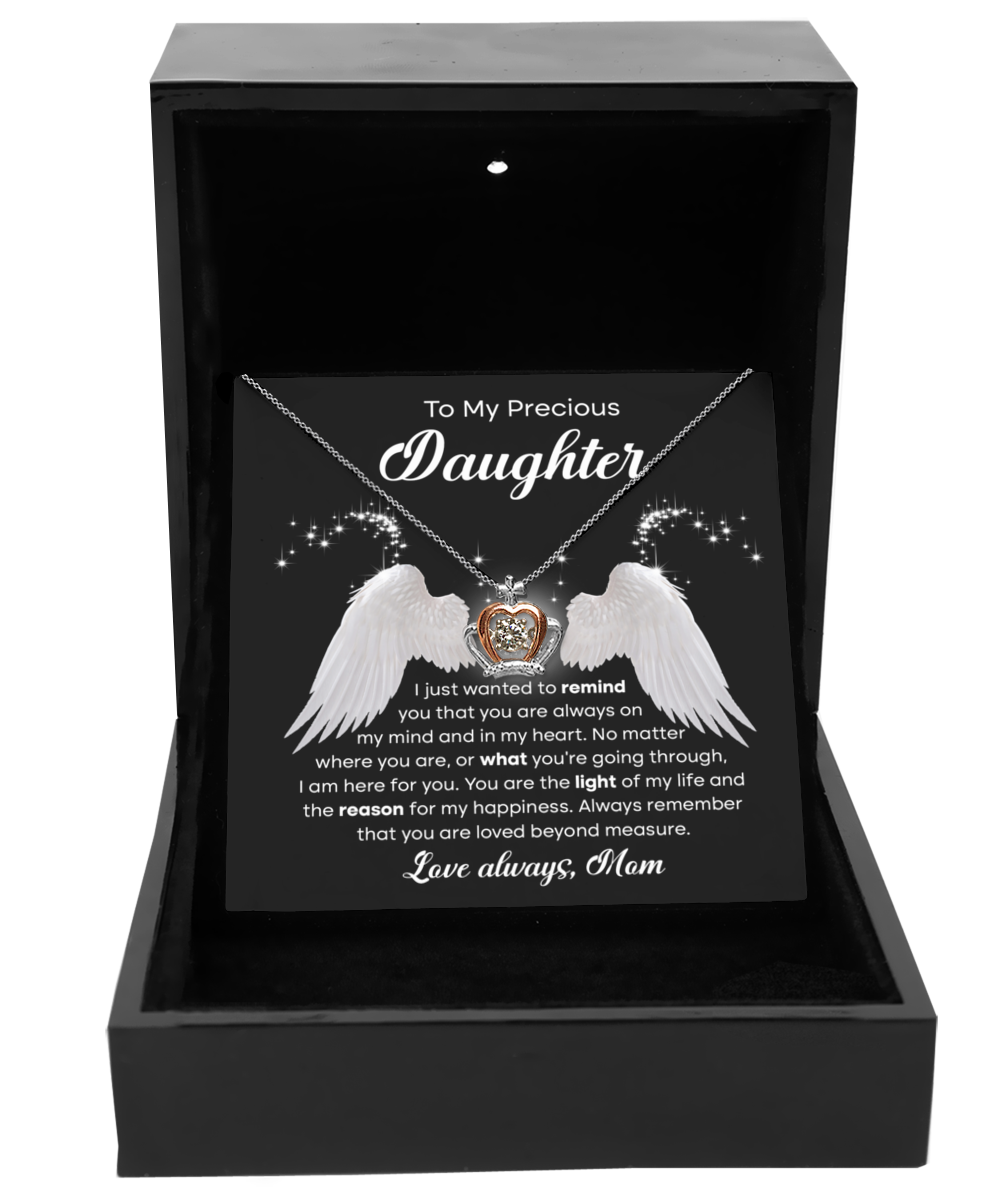 GB_Crown Necklace to my Precious Daughter - you are the light of my life