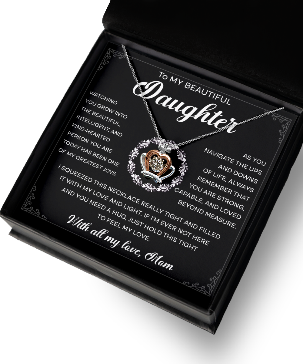 GB_Crown Necklace to my Beautiful Daughter Hold this tight