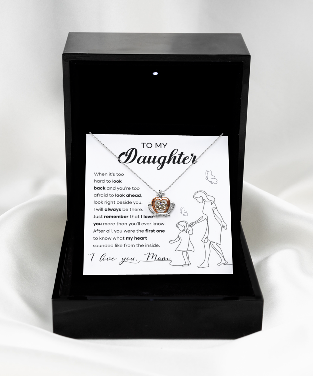 GB_Crown Necklace to my Daughter What my Heart Sounded like