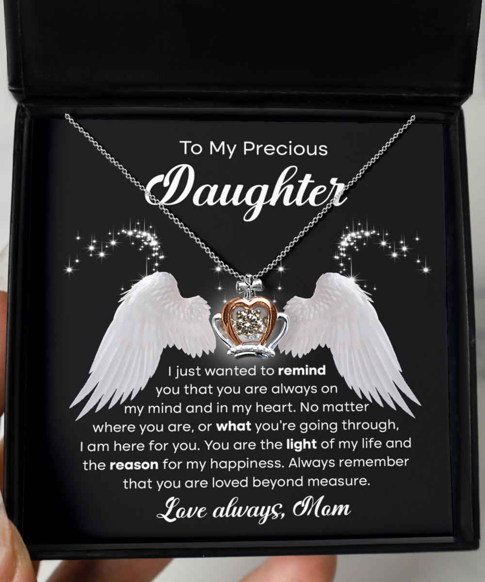 GB_Crown Necklace to my Precious Daughter - you are the light of my life