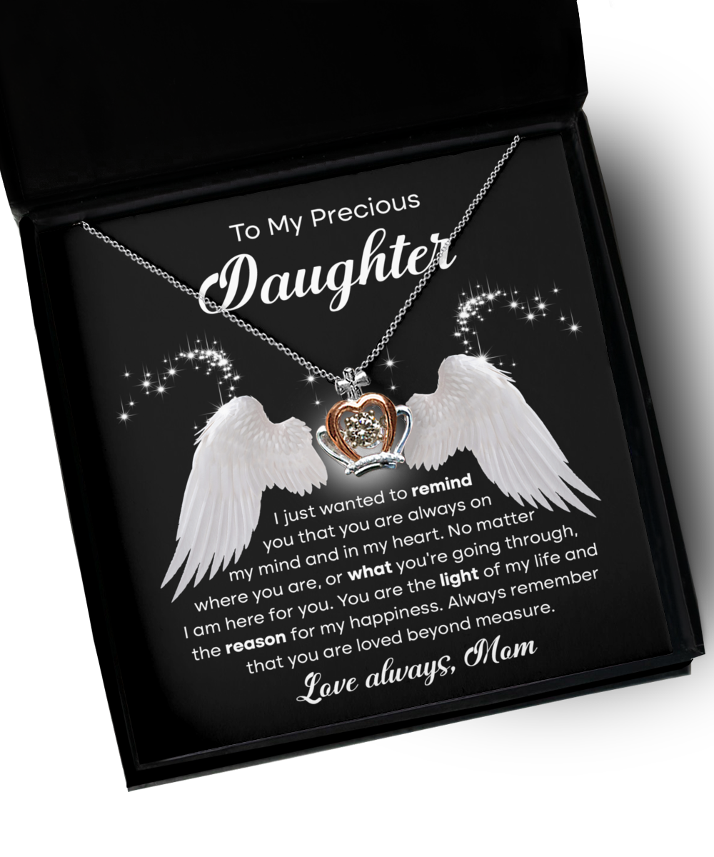 GB_Crown Necklace to my Precious Daughter - you are the light of my life