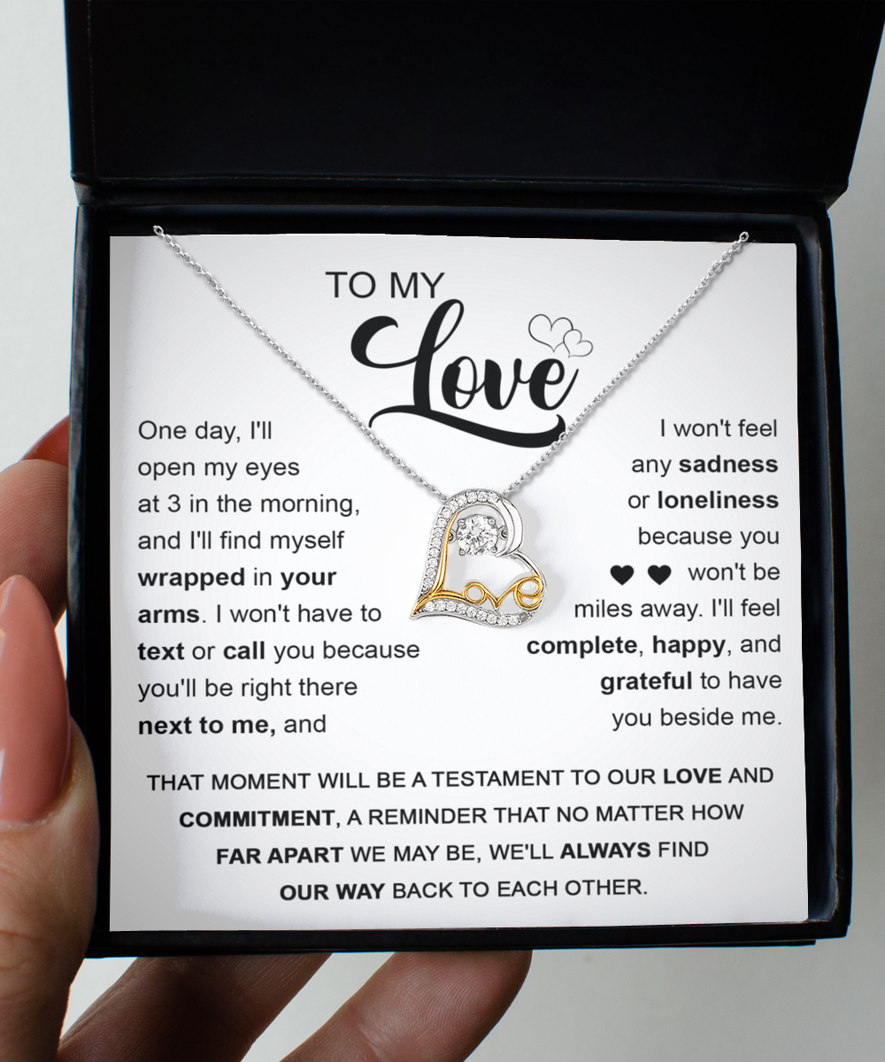 GB_Dancing Heart Necklace to my Love