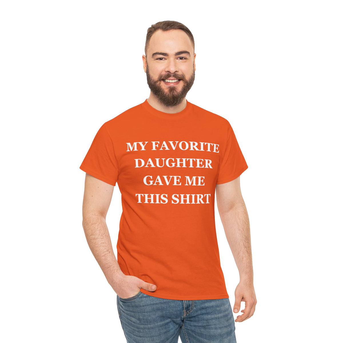 Funny Shirt Men | My Favorite Daughter gave me this Shirt | Fathers Day Gift - Mens T-Shirt - Dad Gift Daughter Gift - Anniversary Gift