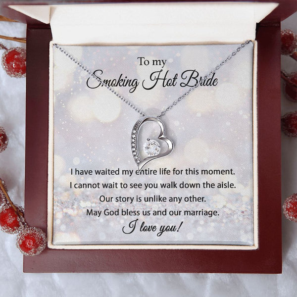 Heart Shaped Necklace: A Symbol of Eternal Love for My Smoking Hot Bride