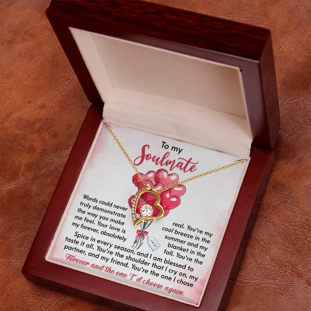 Soulmate-I Chose Forever Forever Love Pendant Necklace