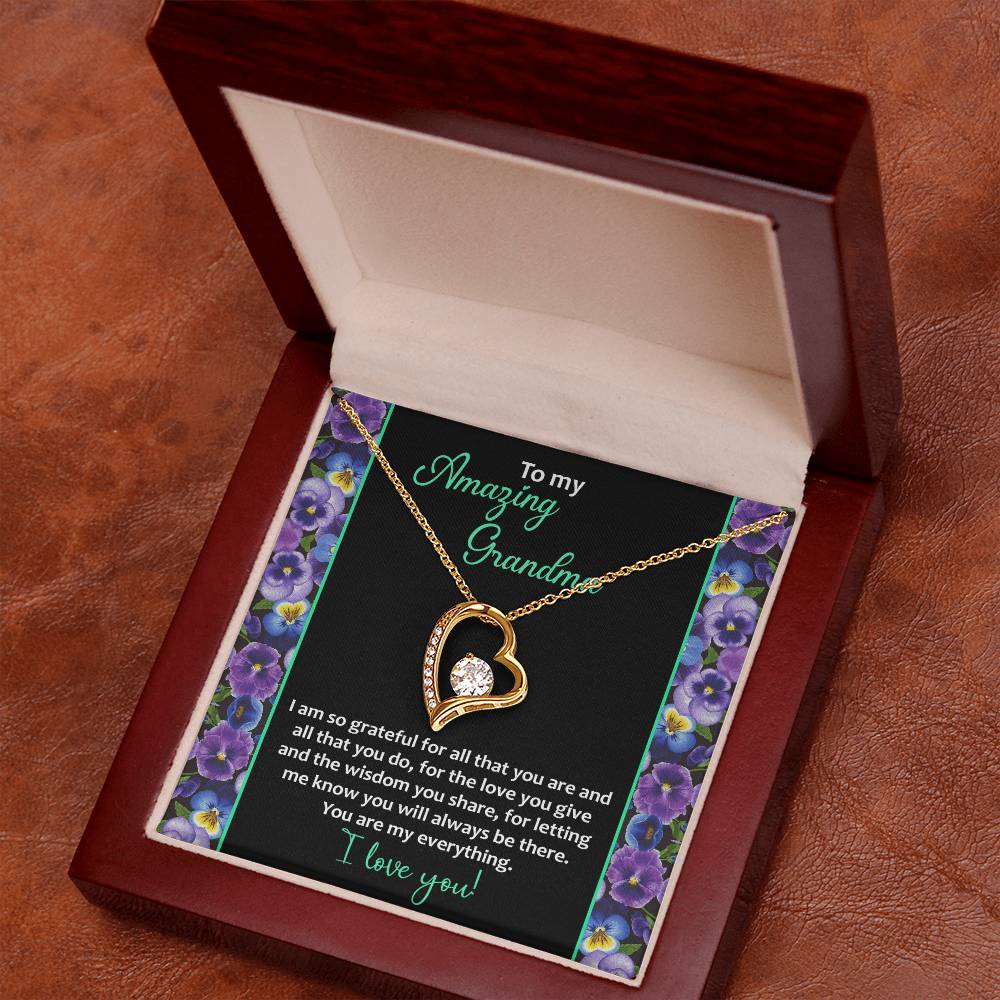 Grandma-My Everything Forever Love Pendant Necklace