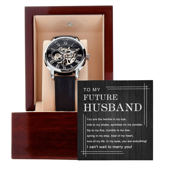 Enchanting Timeless Love | Future Husband Openwork Watch