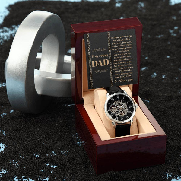 Dad-Your Time-Metal Chronograph Watch - Perfect Father's Day Gift