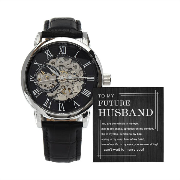 Enchanting Timeless Love | Future Husband Openwork Watch