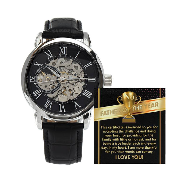 Dad-Doing Your Best-Metal Chronograph Watch - Perfect Father's Day Gift