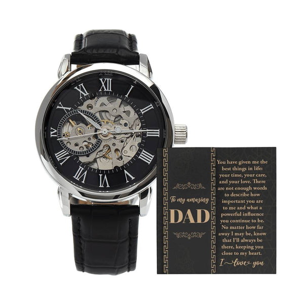 Dad-Your Time-Metal Chronograph Watch - Perfect Father's Day Gift