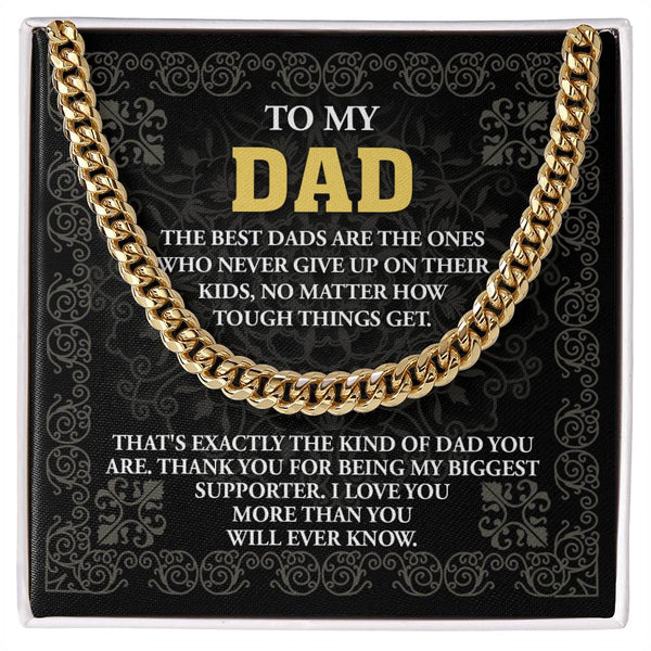 Dad-Kind Of Dad Exquisite Cuban Link Chain | Ideal Father's Day Gift