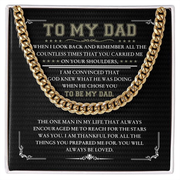 Eternal Bond: The Cuban Chain Necklace - A Father's Day Gift of Countless Times