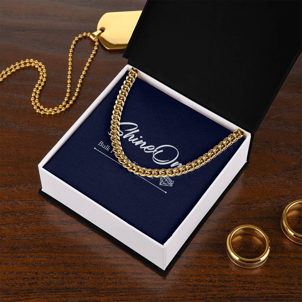 Exquisite Cuban Link Chain | Ideal Father's Day Gift