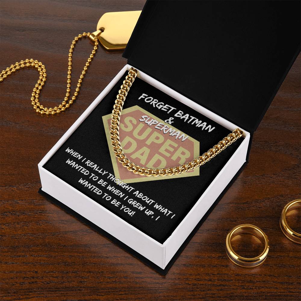 Dad-To Be You Exquisite Cuban Link Chain | Ideal Father's Day Gift