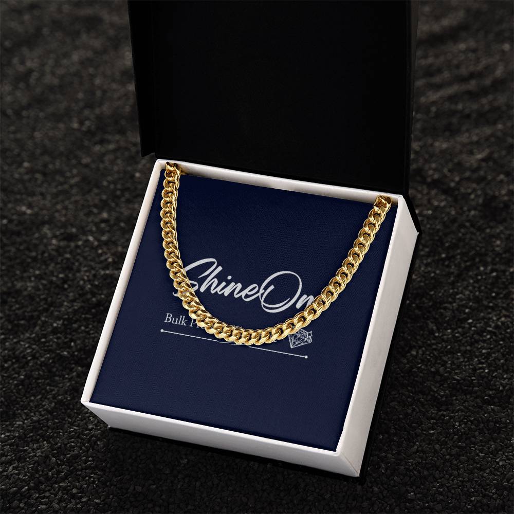 Exquisite Cuban Link Chain | Ideal Father's Day Gift