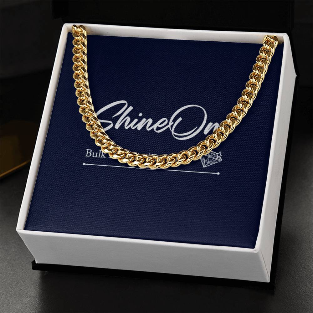 Exquisite Cuban Link Chain | Ideal Father's Day Gift