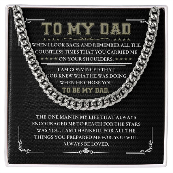 Eternal Bond: The Cuban Chain Necklace - A Father's Day Gift of Countless Times