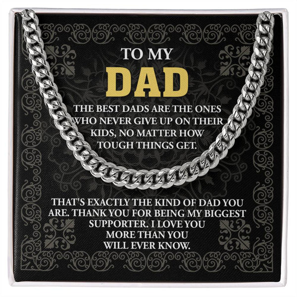 Dad-Kind Of Dad Exquisite Cuban Link Chain | Ideal Father's Day Gift