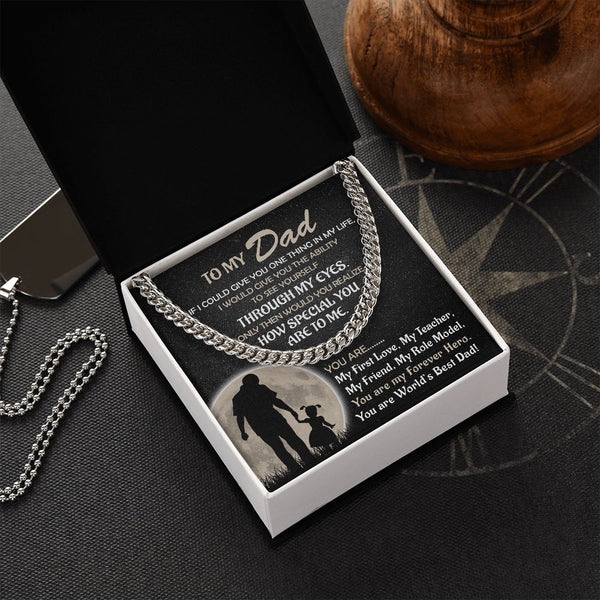 Dad, My Forever Hero: Unveiling the Exquisite Cuban Link Chain for Father's Day