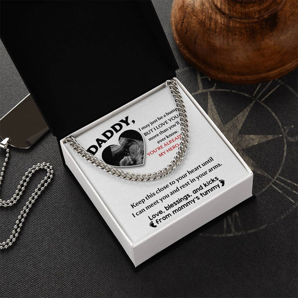 Dad-To Your Heart Exquisite Cuban Link Chain | Ideal Father's Day Gift