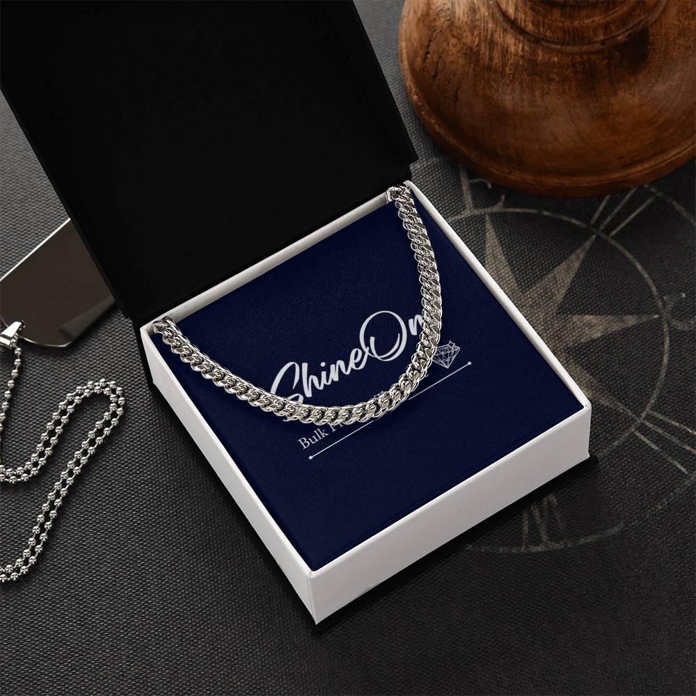 Exquisite Cuban Link Chain | Ideal Father's Day Gift