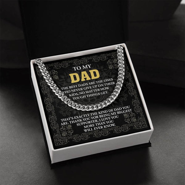 Dad-Kind Of Dad Exquisite Cuban Link Chain | Ideal Father's Day Gift