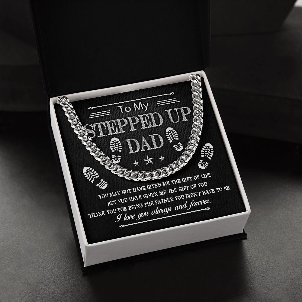 Step Up Your Style with this Cuban Necklace - A Heartfelt Father's Day Gift for My Stepped Up Dad