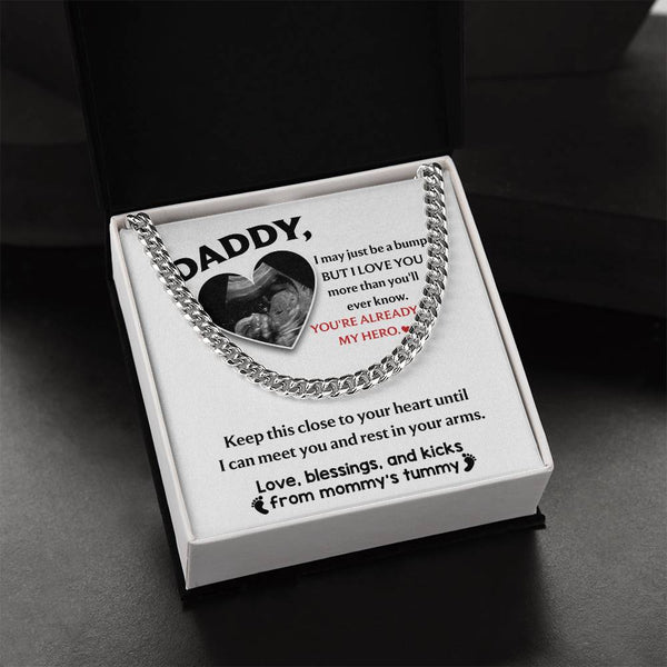 Dad-To Your Heart Exquisite Cuban Link Chain | Ideal Father's Day Gift