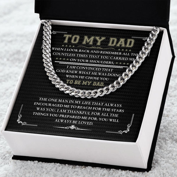 Eternal Bond: The Cuban Chain Necklace - A Father's Day Gift of Countless Times