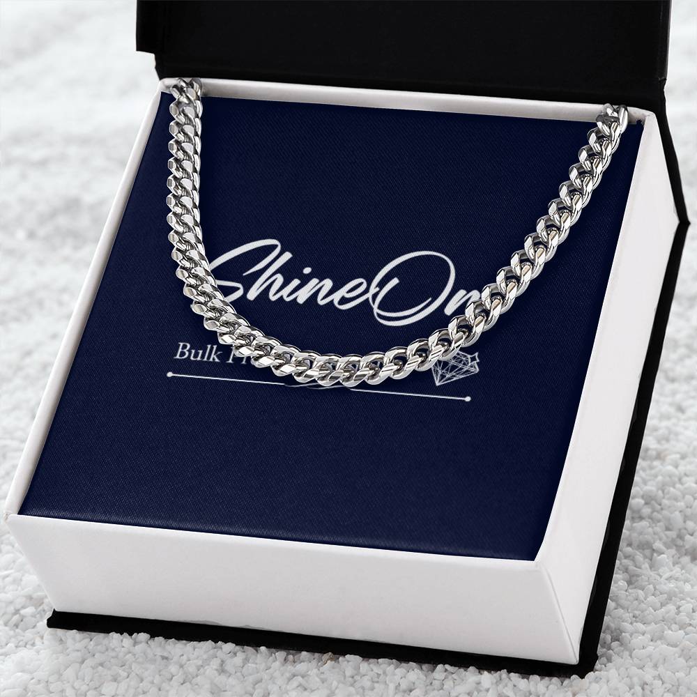 Exquisite Cuban Link Chain | Ideal Father's Day Gift