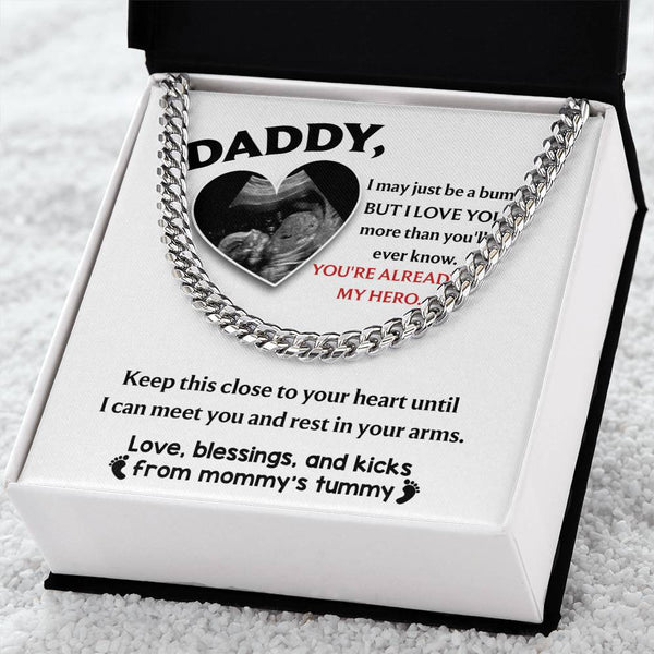 Dad-To Your Heart Exquisite Cuban Link Chain | Ideal Father's Day Gift