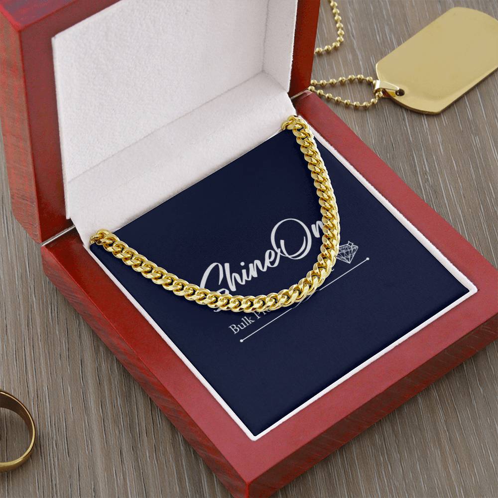 Exquisite Cuban Link Chain | Ideal Father's Day Gift