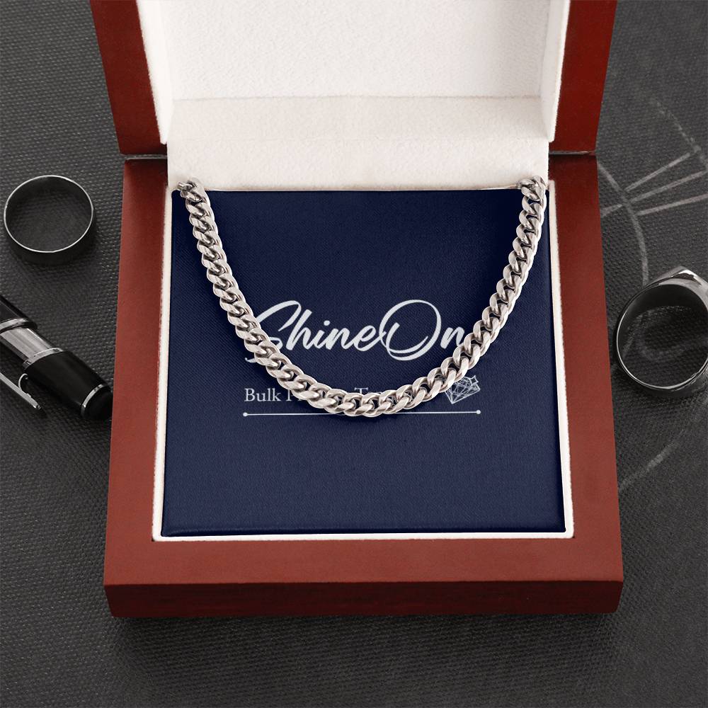 Exquisite Cuban Link Chain | Ideal Father's Day Gift