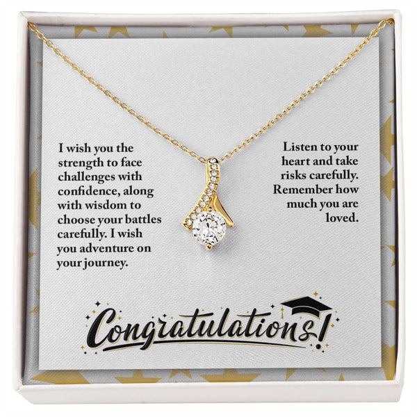 Radiant Achievement: A Striking Beauty Necklace for Her Graduation