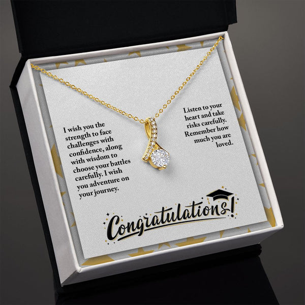 Radiant Achievement: A Striking Beauty Necklace for Her Graduation