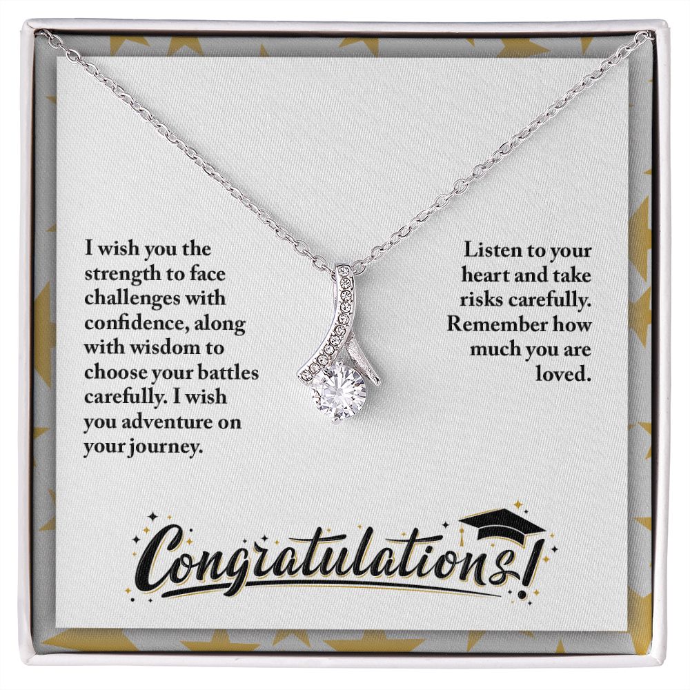 Radiant Achievement: A Striking Beauty Necklace for Her Graduation