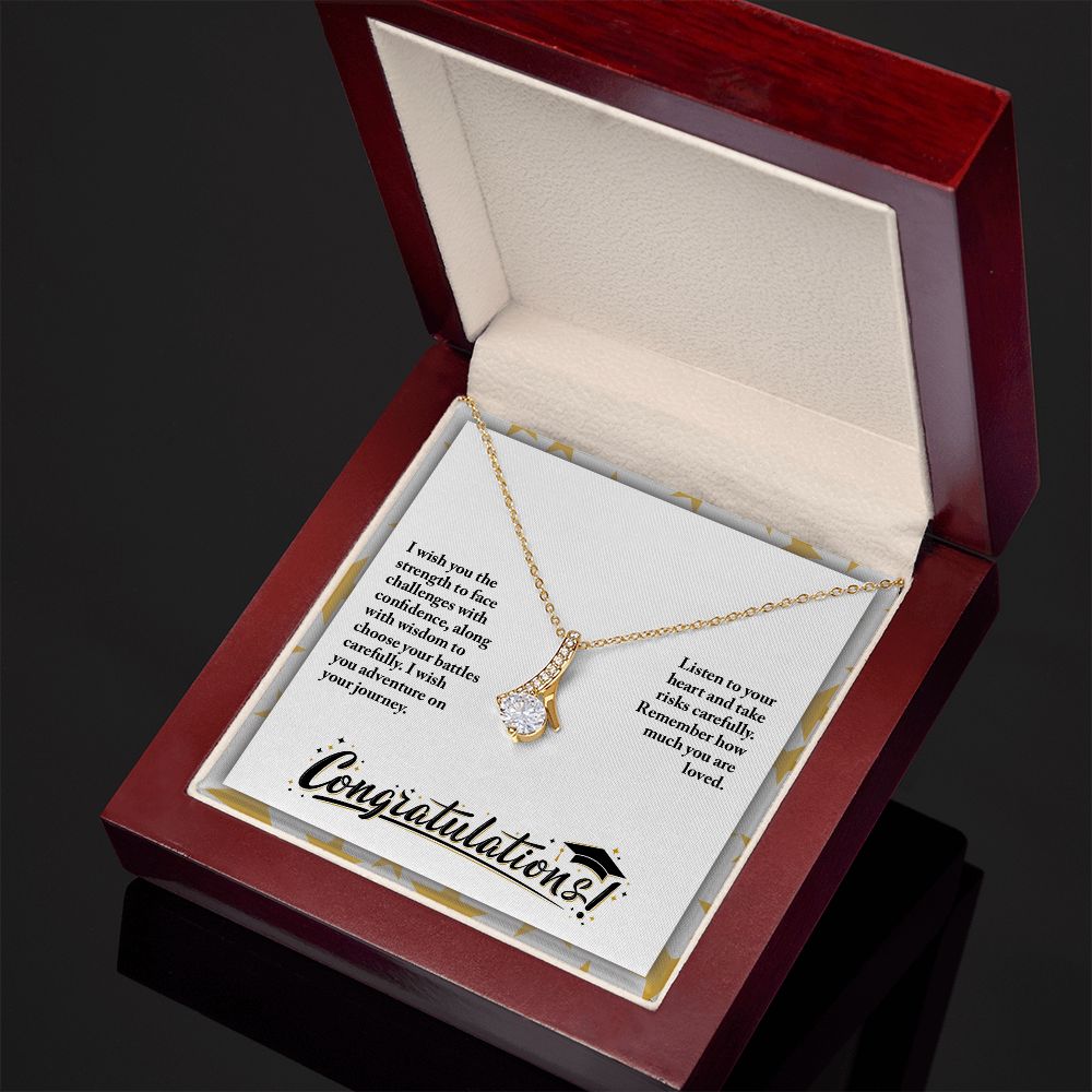 Radiant Achievement: A Striking Beauty Necklace for Her Graduation