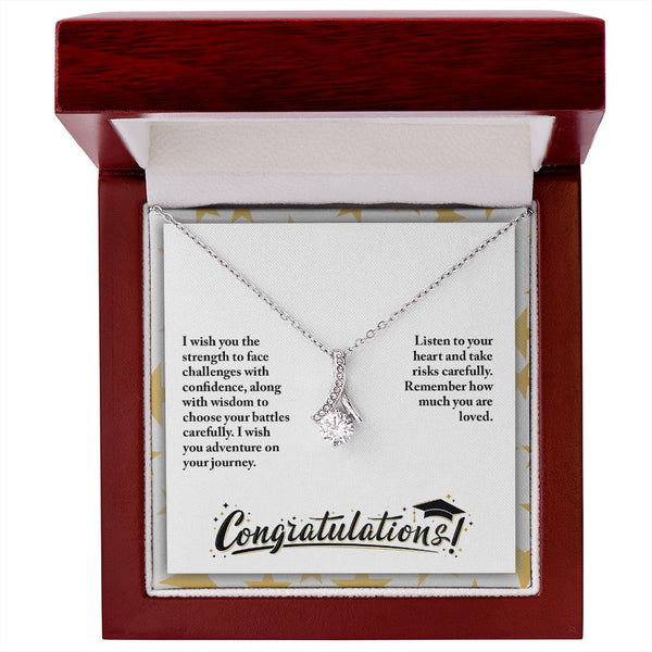 Radiant Achievement: A Striking Beauty Necklace for Her Graduation