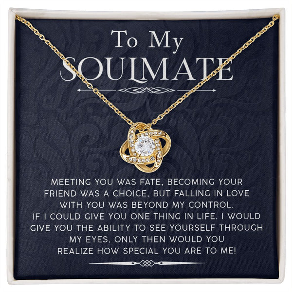 Soulmate Love Knot Necklace: A Symbol of Eternal Connection